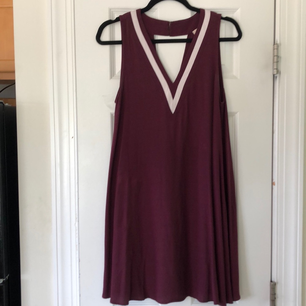 Tank-top v-neck dress